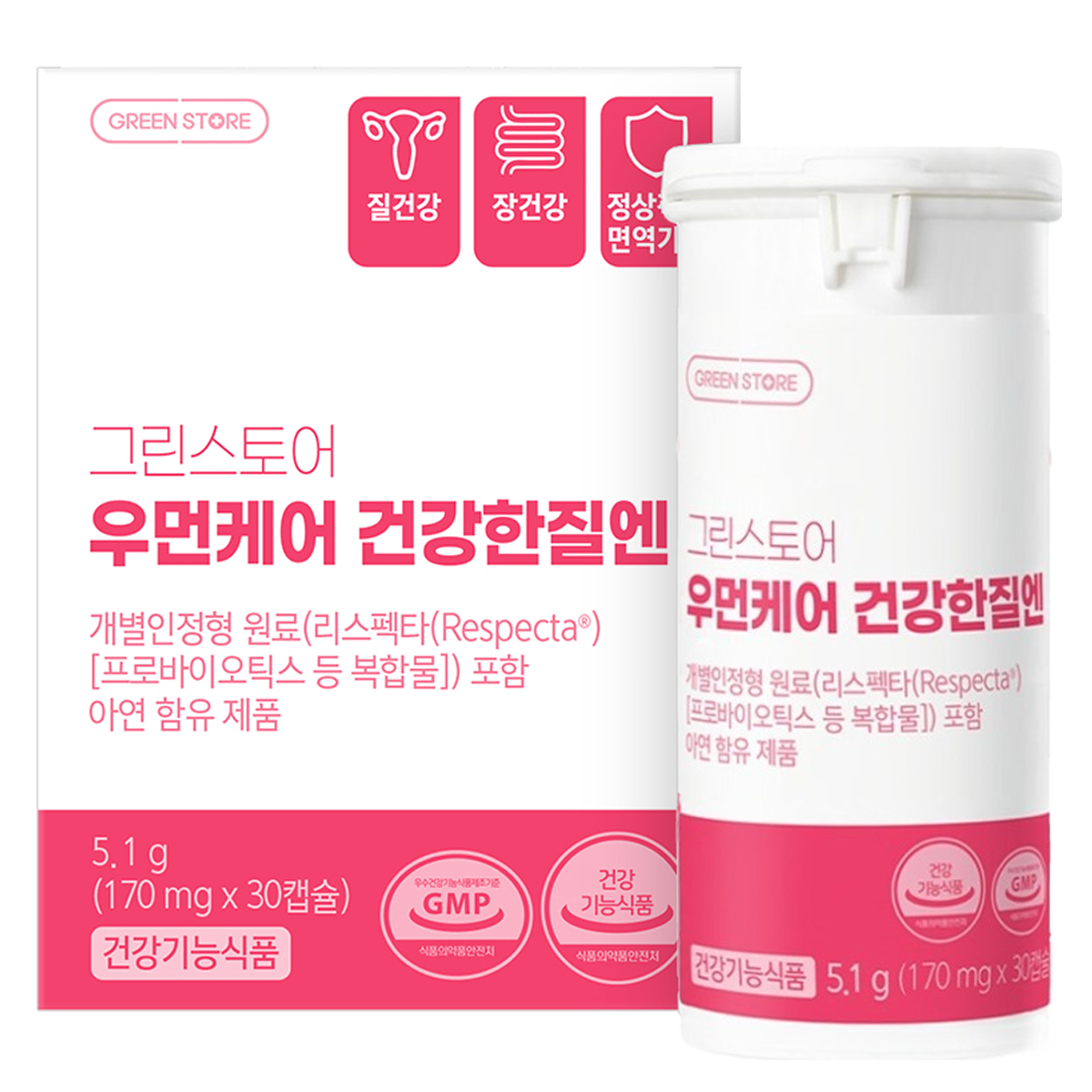<b>그린</b>스토어 우먼<b>케어</b> 건강한질엔