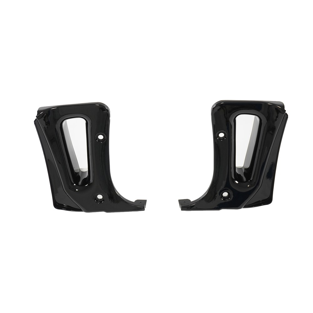 콜벳 C8 Z06/E-Ray - 와이드 <b>바디</b> 모델 A 페어 프론트 스플래시 가드 XL 무광 블랙 유광  Glossy Black