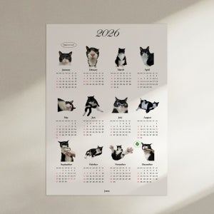 2026 Custom Calendar 커스텀 달력, 조아오아 joaoa