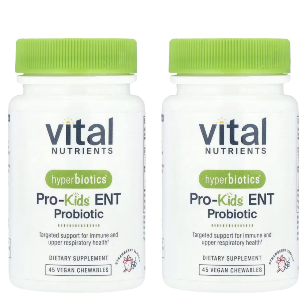 Hyperbiotics <b>PRO</b> Kids <b>ENT</b> 3 Billion 45츄어블 2개