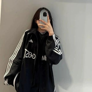 아디다스 아딜레니움 시즌 4 팀가이스트 오버사이즈 트랙 탑   KE7569
