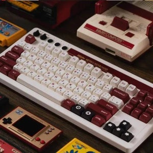 8BITDO 레트로 기계식 유무선 키보드 핫스왑 87키 메카니컬 듀얼슈퍼버튼 구성