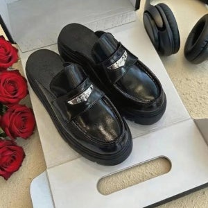 나이키 에어 조던 여성 키높이 뮬 로퍼 슬리퍼 블랙 실버 HJ4292-001