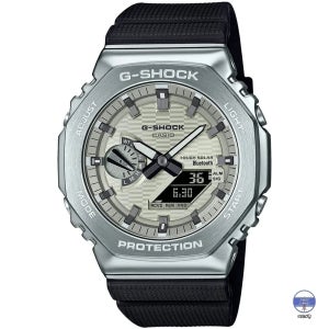 카시오 G-SHOCK 메탈 커버 옥타곤 남성 솔라 손목 시계 GBM-2100A-8BJF