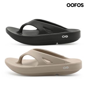 우포스 오리지널 리커버리 쪼리 플립플랍 블랙 노마드 2종