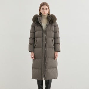 [롯데백화점] 게스 진 여성 폭스퍼 글램 롱다운(YP4W5876) LE1220620408