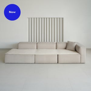 [라익디스] 그레인 소파패드 아이보리 사계절 논슬립 2인/3인/4인/돌소파