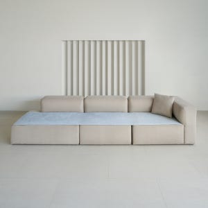 [라익디스] 그레인 소파패드 클라우드 사계절 논슬립 2인/3인/4인/돌소파