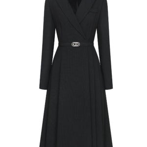 [롯데백화점] JJ지고트 피크트 라펠 플레어 원피스GR2A0OP801 LE1220726561