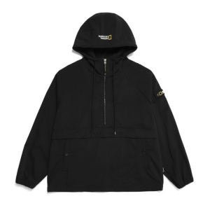내셔널지오그래픽 여성 우븐 스트레치 트레이닝 아노락 점퍼 CARBON BLACK N231WFT080