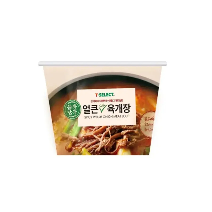 얼큰 대파 육개장 즉석국 간편식