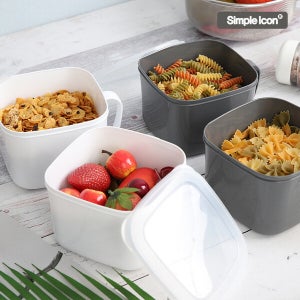 심플아이콘 핸디형 캐니스터 밀폐보관용기 1400ml 1+1