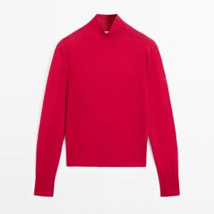 마시모두띠 프리미엄 울 하이넥 니트 스웨터 9705/953 RUBY RED_P0189705953RUBYRED