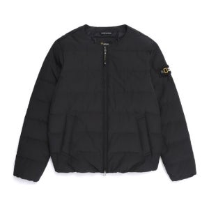 N254UDW929 헤론 U넥 와펜 경량 구스다운 점퍼 BLACK