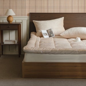 사계절 먼지없는 도톰 폭신한 극세사 토퍼 알러지케어 순면 냉감