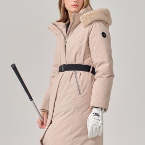 DKNY DKNY 여성 인퀼팅 덕다운 자켓 (더스티베이지)