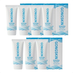 공스킨 수분 선크림 SPF 50+ PA+++(식약처 인증·자외선 차단,미백,주름개선 3중 기능성) 7개 세트