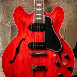 [PRS 케이블 + 약 10만원 상당 PRS 스트랩 증정!] Gibson USA ES-330 Sixties Cherry w/Dogear P-90 Pickups (신품) - 2231