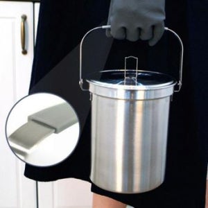 음식물 쓰레기 전용 스테인리스 잔반 보관통 가정용