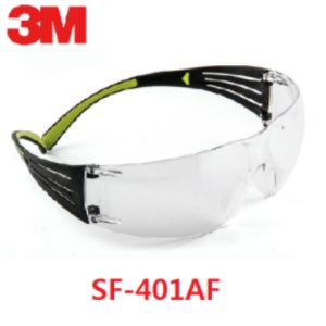 [3M] 보안경 SF-401AF (투명, 경량형, 안티포그/긁힘방지/Secure FIT)
