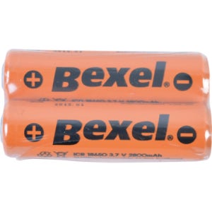 [벡셀] 충전지/건전지 18650 (2개입, 2800mAh)