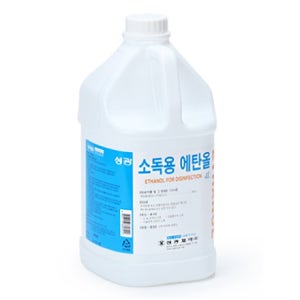 [성광제약] 소독용 에탄올 (4L, 에탄올80%, 1개, 피부/수술부위소독)