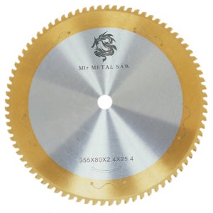 [미르] 팁쏘 12인치x60T(TiN) / 금속절단기용