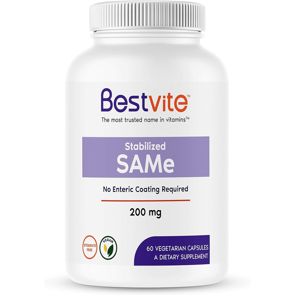 <b>아데노실메티오닌</b> 200mg 고함량 고용량 60캡슐 60일분 <b>SAMeS-</b>Adenosyl  1개  60정