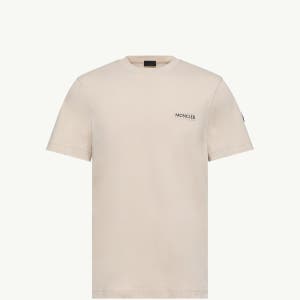 몽클레르 로고 코튼 저지 티셔츠 8C0000789AYW216 Logo Cotton Jersey T Shirt 150541391