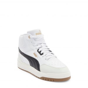 퓨마 셔플 다운타운 미드 탑 스니커즈 화이트 블랙 그레이 8378122 White Black Gray 푸마 운동화 11177892 150557657