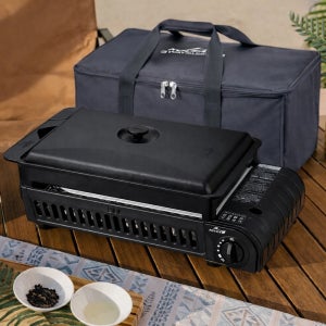 코베아 구이바다 L 올블랙 풀세트 캠핑 가스버너 휴대용 가스그릴