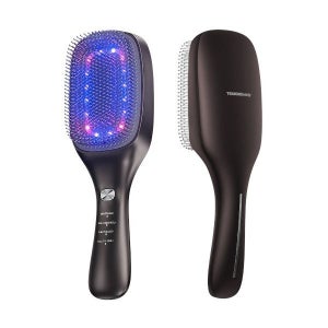 [펄케어] 터치뷰티 두피 마사지기 탈모 케어 관리기 음이온 모발 관리 디바이스 브라운