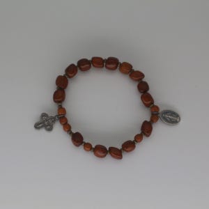 장미나무 실버 묵주팔찌 3, 이음 ieumm