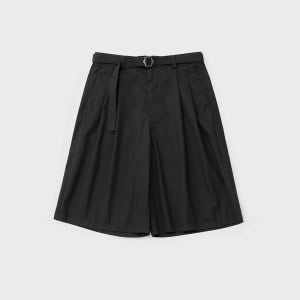 [어나더오피스] Hemingway Bermuda Pants (Black)