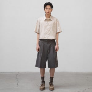 [어나더오피스] Hemingway Bermuda Pants (Graphite)