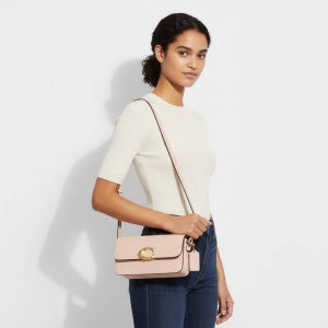 코치 조에 숄더 가방 가죽 핑크 CAM18 B4CRM 25FW 크림 조이 바게트 숄더백 ZOE 1620374 150578712