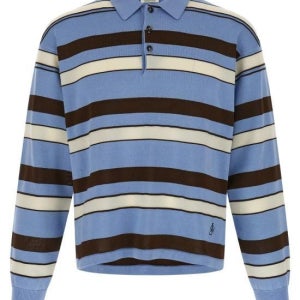 JW앤더슨 스트라이프 라이트 블루 폴로 티셔츠 KW1521YN0457829 Light Blue 26SS 150569645