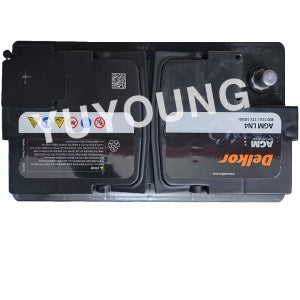 델코 AGM80L DIN LN4 블랙 팰리세이드 그랜저IG 스포티지 싼타페 소나타 자동차 배터리 agm80