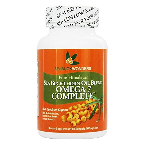 씨벅 원더스 씨벅턴 <b>오메가</b> <b>7 컴플리트</b> - 500mg - 6 Seabuck Wonders Sea Buckthorn <b>Omega</b> <b>7 Complete</b> - 500 mg - 60 Softg