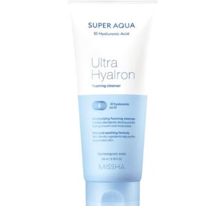 미샤 수퍼아쿠아 울트라 히알론 클렌징 폼 200ml 깨끗하고 풍성한 거품 순한세안제 2개