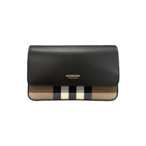 버버리 26SS HAMPSHIRE 빈티지 체크 숄더크로스백 블랙 8107269