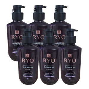 려 자양윤모 9EX 지성 두피용 샴푸 400ml 6개