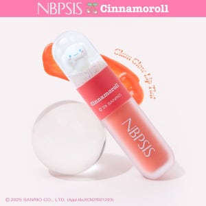 NBPSIS 엔비피시스 시나모롤 글램 글로우 립 틴트 (에프리콧)