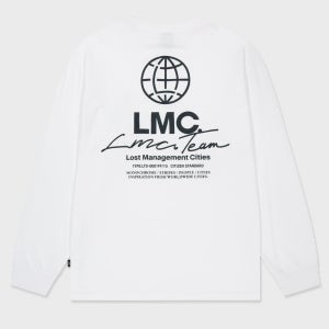 [엘엠씨] SIGNATURE COMBO LONG SLV TEE white