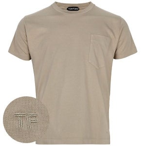 톰포드 [TOM FORD] 톰포드 25SS 라이트토프 퓨어 티셔츠 JCS012 JMC035S24 JB254