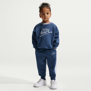 나이키 리틀키즈 프렌치 테리 컬러블록 투피스 크루 세트 IU5349-476