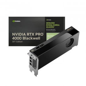 NVIDIA RTX PRO 4000 Blackwell SFF 에디션 D7 24GB