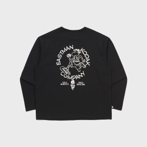 [코닥어패럴] 골드모먼트 그래픽 긴팔 티셔츠 BLACK