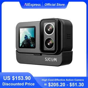 SJCAM SJ20 4K 듀얼 렌즈 액션 카메라, 손떨림 방지, 방수 5G 와이파이 터치 스크린, 모션 감지 다기능 스포츠 캠