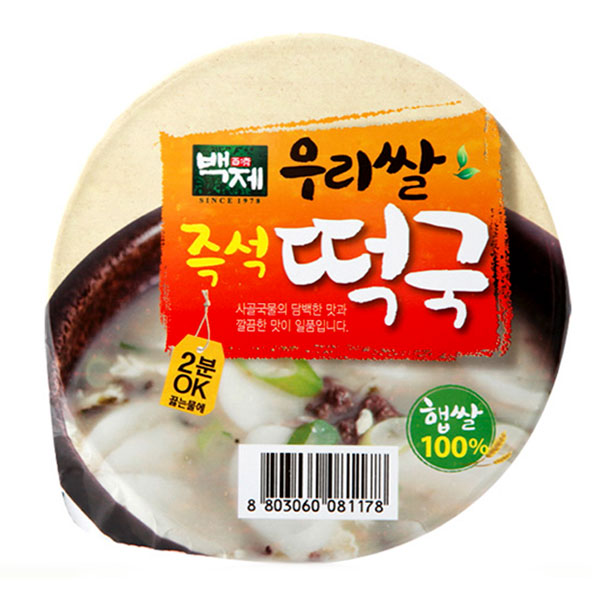 백제식품 백제 우리쌀 즉석 떡국